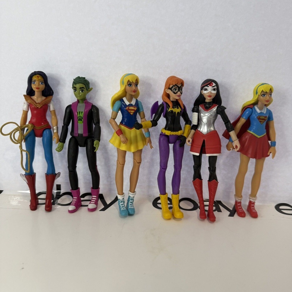 DC Comics 5 Super Hero Girls and Beast Boy 6" Action Figure